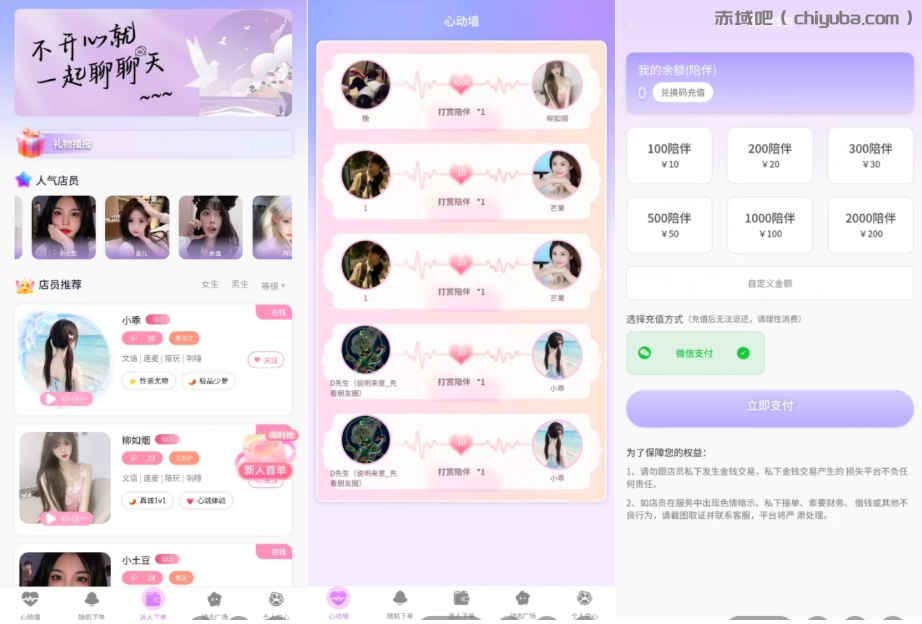2025最新陪玩陪聊系统网站源码 陪玩管理系统 / 匹配交友系统  系统公众号版-IT日志资源网