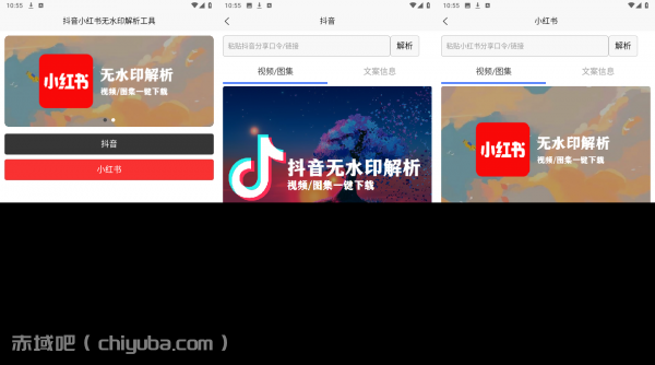 无水印解析-抖音小红书一键解析-IT日志资源网