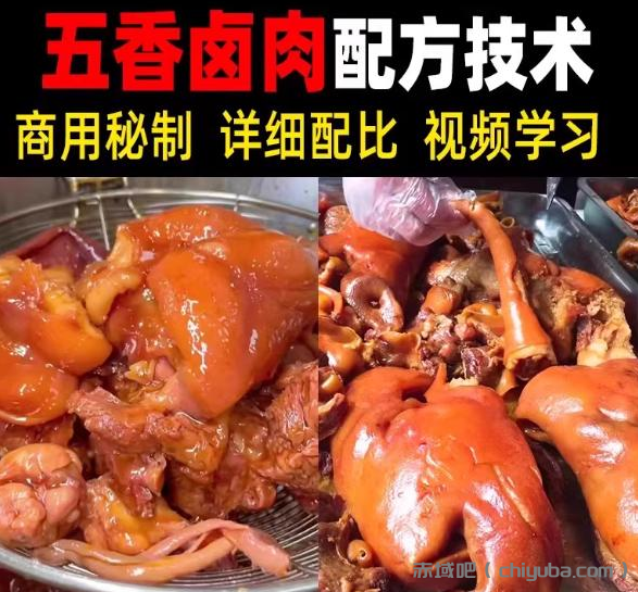 2025最新五香卤肉视频教程，新手自学零基础精通教学课程-寒山客