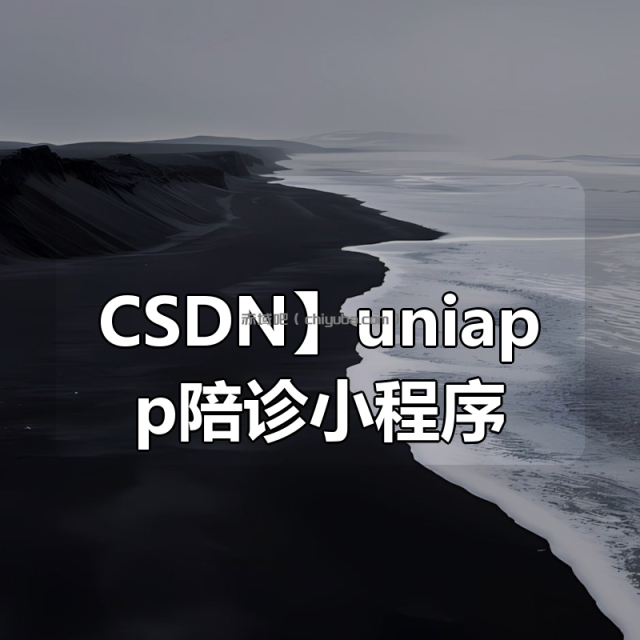 【CSDN】uniapp陪诊小程序 【CSDN】uniapp陪诊小程序