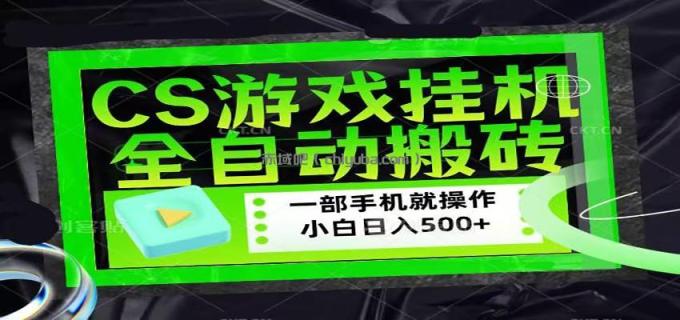 图片[1]-CSGO游戏挂机捡漏搬砖，超稳定的项目，带领1000+小白实现日入500+-小创项目网