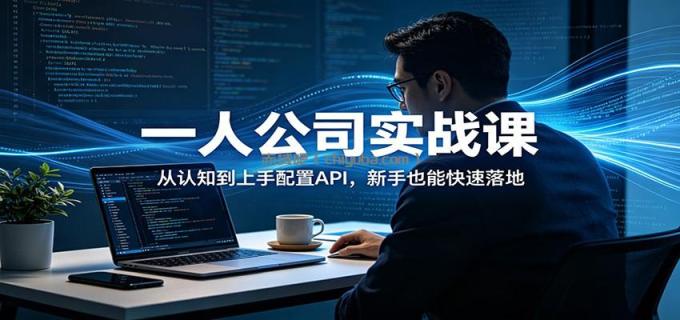图片[1]-一人公司实战课：从认知到上手配置API，新手也能快速落地-小创项目网