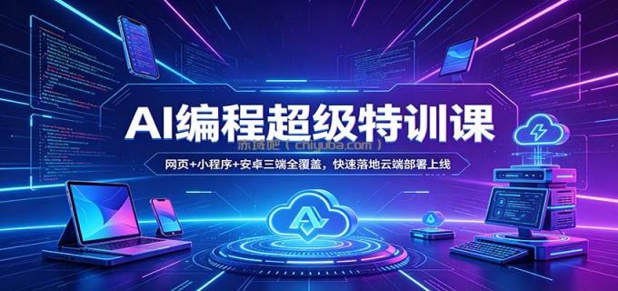 图片[1]-AI编程超级特训课：网页+小程序+安卓三端全覆盖，快速落地云端部署上线-小创项目网