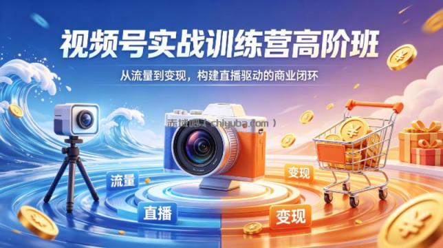视频号实战训练营高阶班，从流量到变现，构建直播驱动的商业闭环（26年4月）