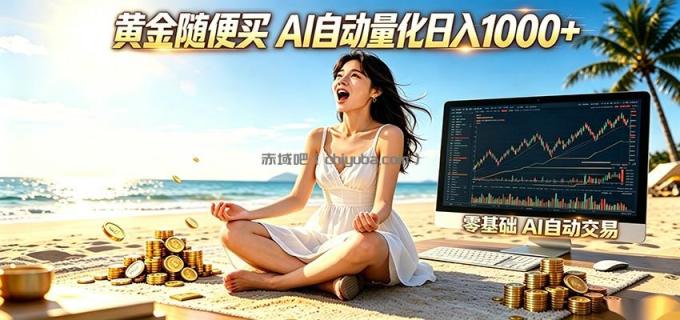图片[1]-黄金随便买？AI自动外汇量化交易 在家当皇帝 日入1000+-小创项目网