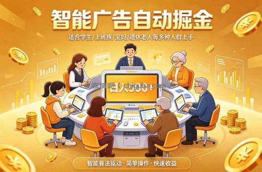 2026年最好做的项目：自动掘金项目，小白轻易上手，单日轻松收入500+【揭秘】