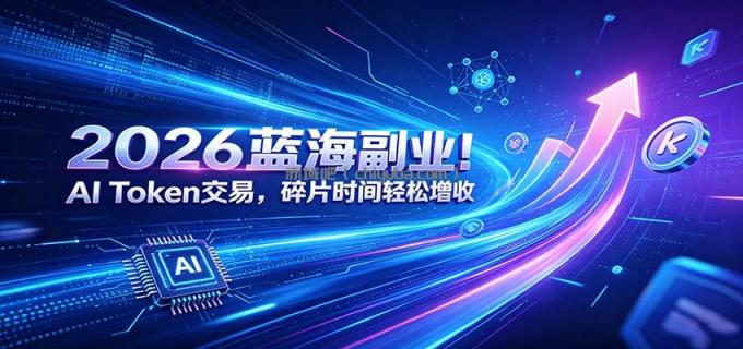 图片[1]-2026蓝海副业！AI Token交易，碎片时间轻松增收-小创项目网
