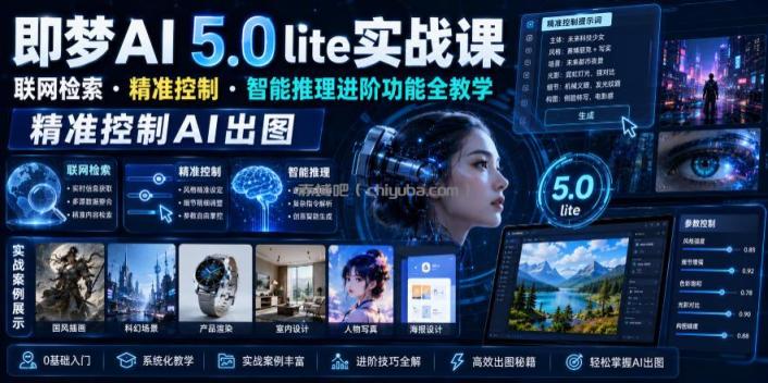 即梦AI 5.0 lite实战课，联网检索・精准控制・智能推理进阶功能全教学，精准控制AI出图
