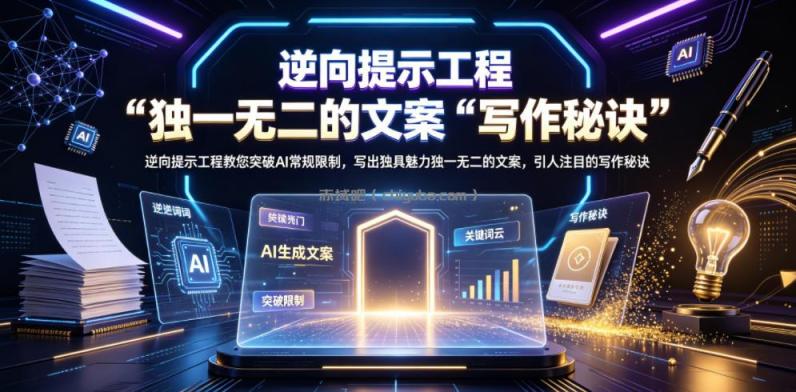 逆向提示工程教您突破AI常规限制,写出独具魅力独一无二的文案,引人注目的写作秘诀【原创双语字幕】