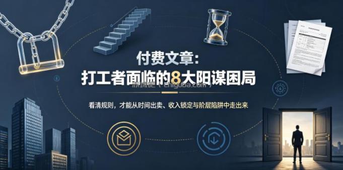 付费文章：打工者面临的8大阳谋困局