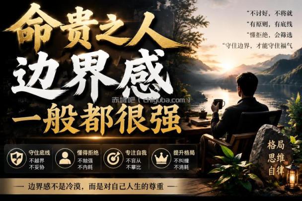 付费文章：命贵之人，边界感一般都很强