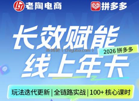拼多多线上SVIP线上年卡，从认知到基础、从推广到活动、从活动到玩法，全链路实战（260730）