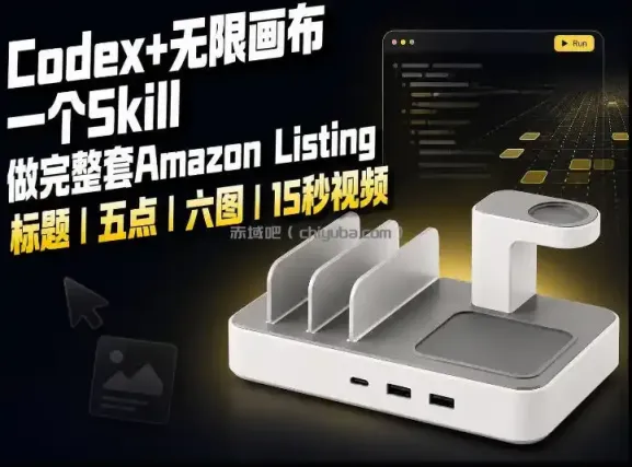 我用一个Codex Skill做完Amazon Listing：标题、五点、六图和视频全流程