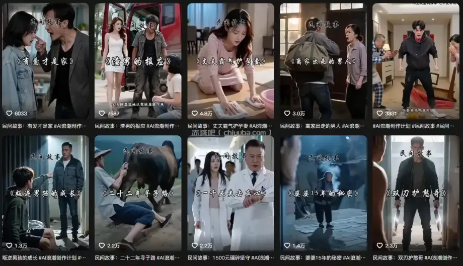 抖音93W粉丝博主老朱故事会亲授AI都市故事短视频教学,从选题到成片的全过程,小白也能够快速起号涨粉接广告变现