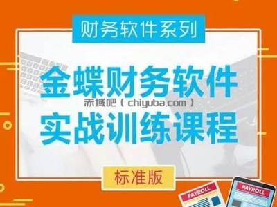 金蝶财务软件实操精讲课程​