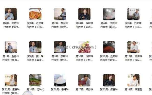 黎叔川菜教程：正宗24味教学